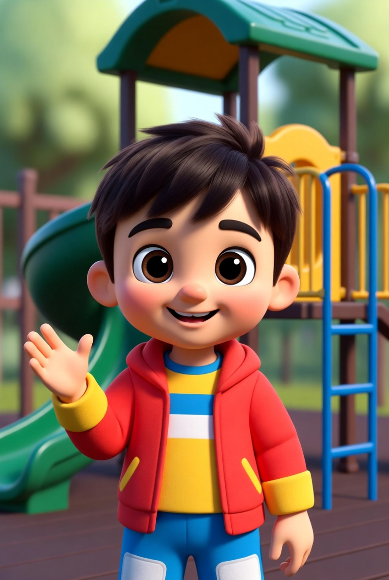 cartoon kid example